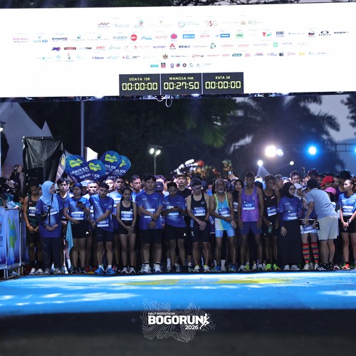 Race photo from BOGORUN 2026