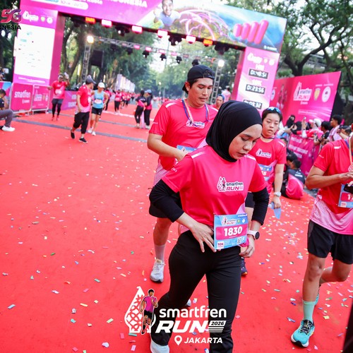 Race photo from SMARTFREN RUN 2026