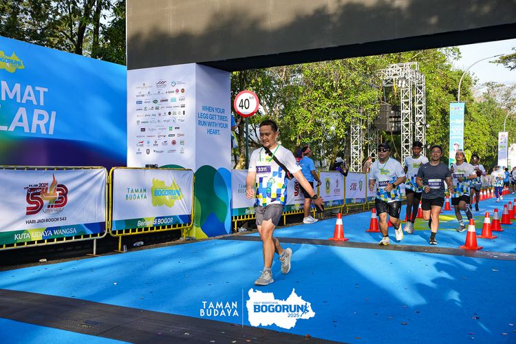 Race photo from Taman Budaya x BOGORUN 2025