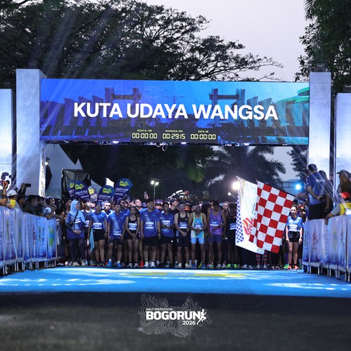 Race photo from BOGORUN 2026