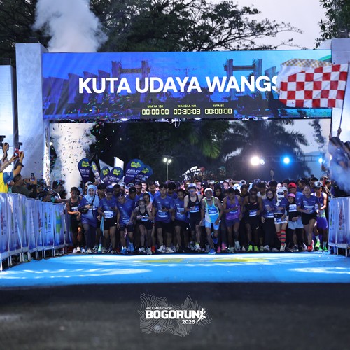 Race photo from BOGORUN 2026