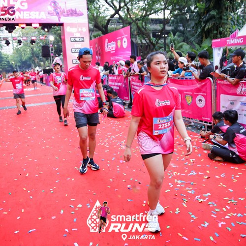 Race photo from SMARTFREN RUN 2026