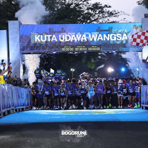 Race photo from BOGORUN 2026