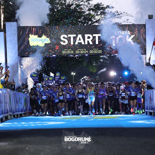 Race photo from BOGORUN 2026