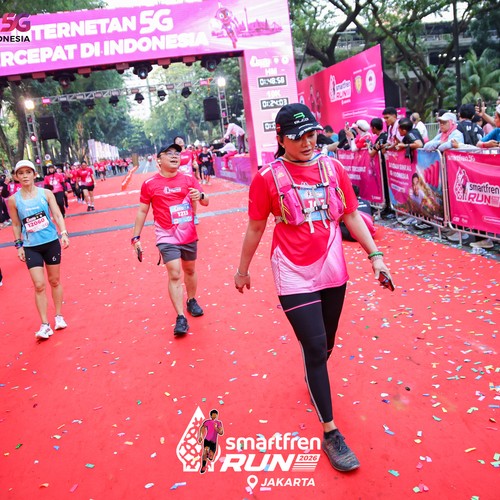 Race photo from SMARTFREN RUN 2026