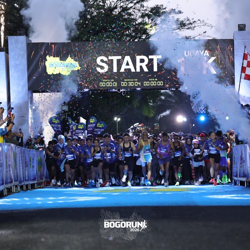 Race photo from BOGORUN 2026