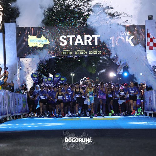 Race photo from BOGORUN 2026