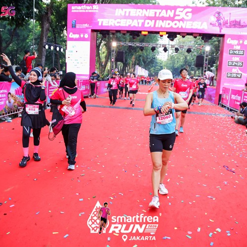 Race photo from SMARTFREN RUN 2026