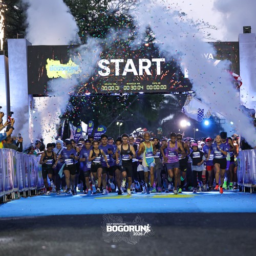 Race photo from BOGORUN 2026