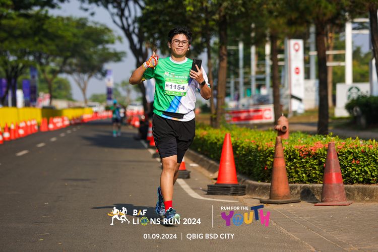 Race photo from BAF LIONS RUN 2024