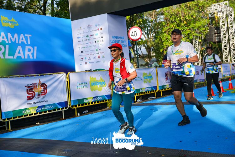 Race photo from Taman Budaya x BOGORUN 2025