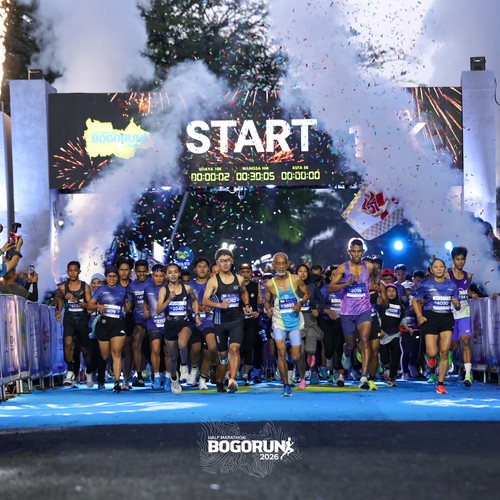 Race photo from BOGORUN 2026