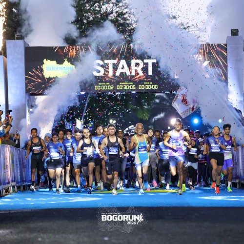 Race photo from BOGORUN 2026