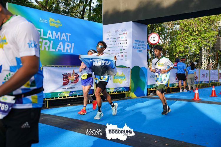 Race photo from Taman Budaya x BOGORUN 2025