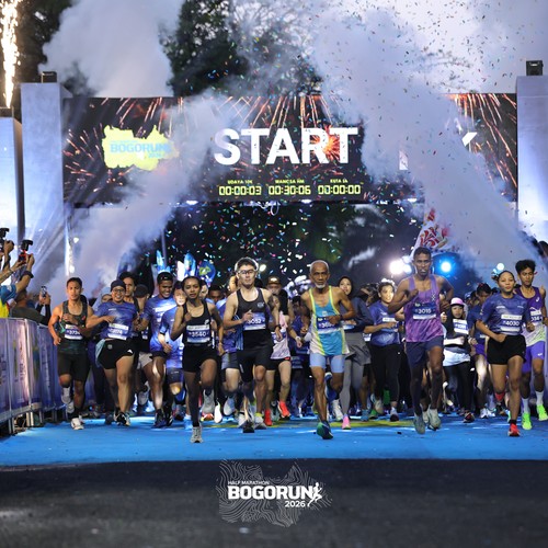 Race photo from BOGORUN 2026