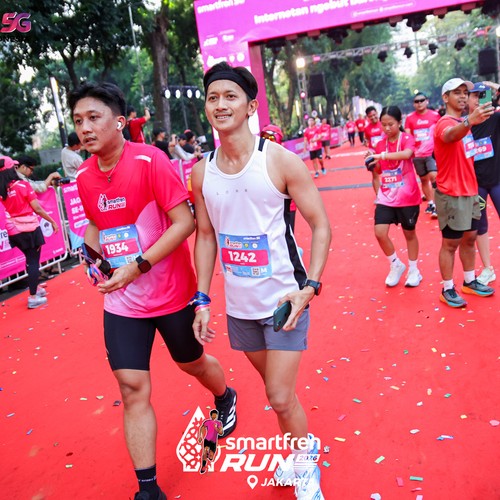 Race photo from SMARTFREN RUN 2026