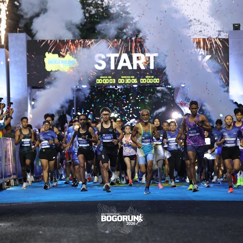 Race photo from BOGORUN 2026