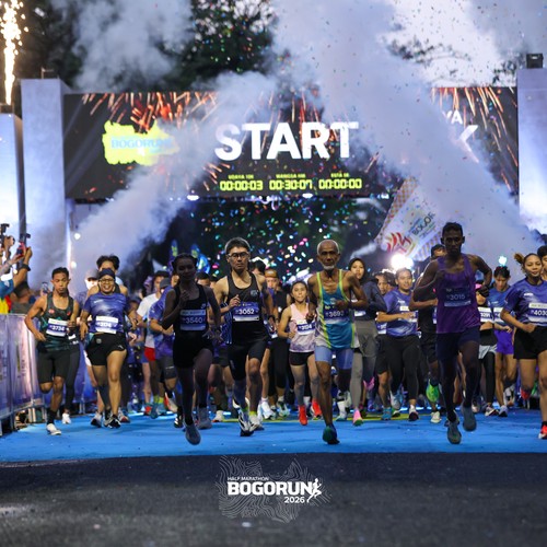 Race photo from BOGORUN 2026