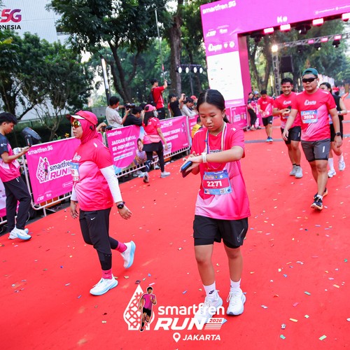 Race photo from SMARTFREN RUN 2026