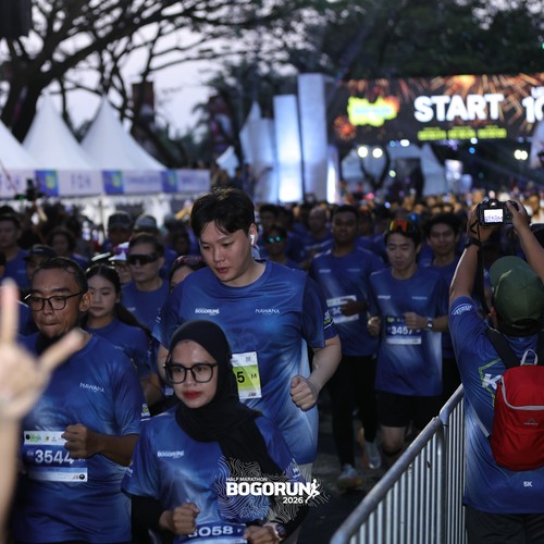 Race photo from BOGORUN 2026