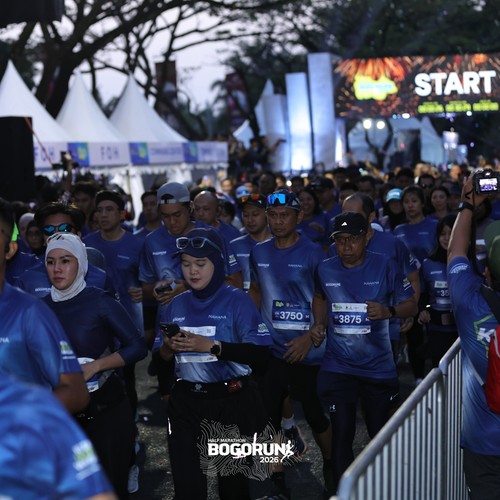 Race photo from BOGORUN 2026