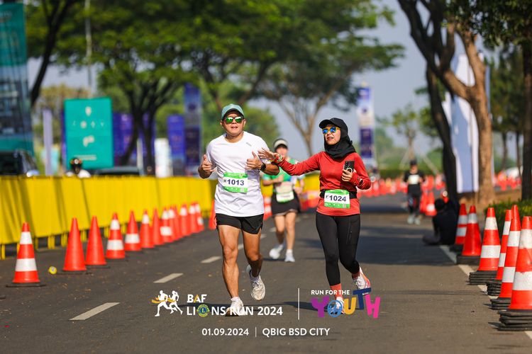 Race photo from BAF LIONS RUN 2024