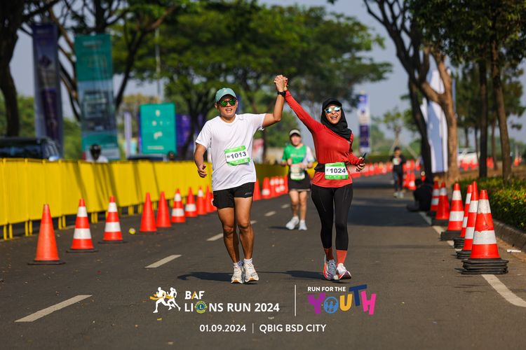 Race photo from BAF LIONS RUN 2024