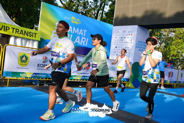 Race photo from Taman Budaya x BOGORUN 2025