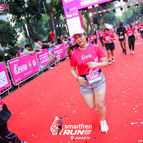 Race photo from SMARTFREN RUN 2026