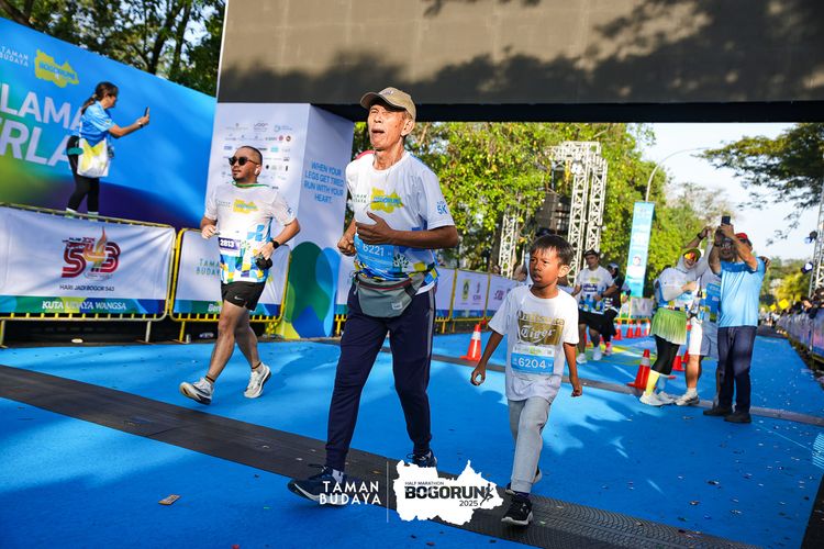 Race photo from Taman Budaya x BOGORUN 2025