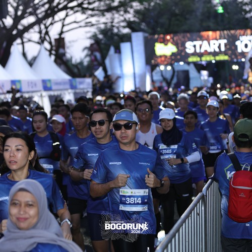 Race photo from BOGORUN 2026