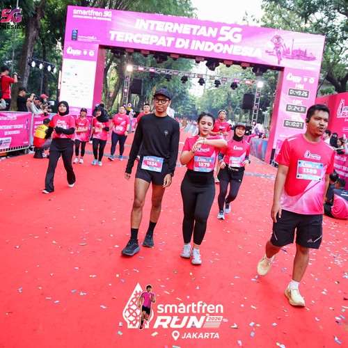 Race photo from SMARTFREN RUN 2026