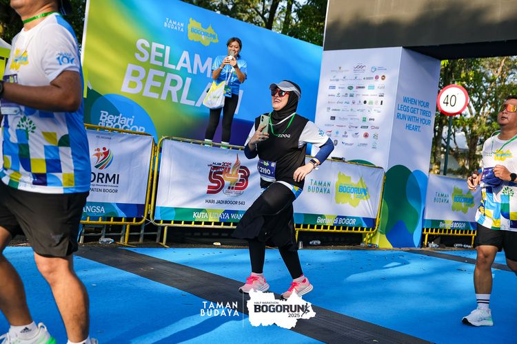 Race photo from Taman Budaya x BOGORUN 2025