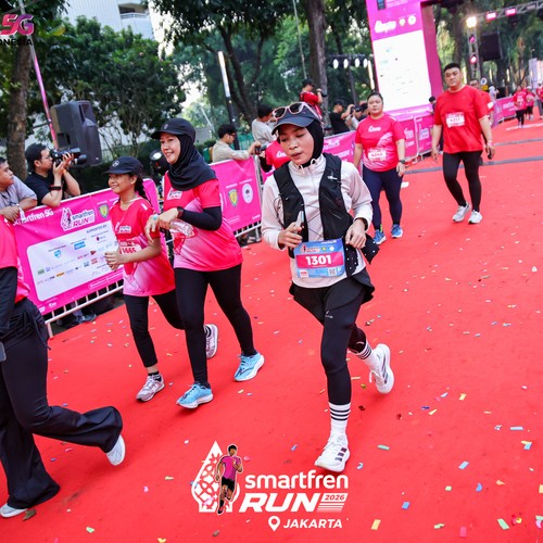 Race photo from SMARTFREN RUN 2026