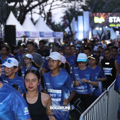 Race photo from BOGORUN 2026