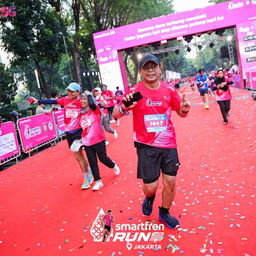 Race photo from SMARTFREN RUN 2026