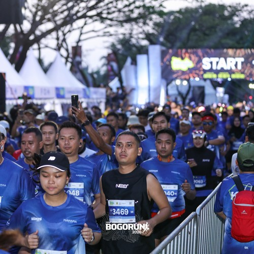 Race photo from BOGORUN 2026