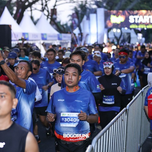 Race photo from BOGORUN 2026