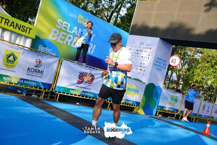 Race photo from Taman Budaya x BOGORUN 2025