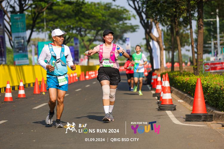 Race photo from BAF LIONS RUN 2024