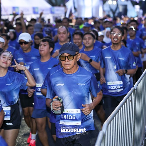 Race photo from BOGORUN 2026