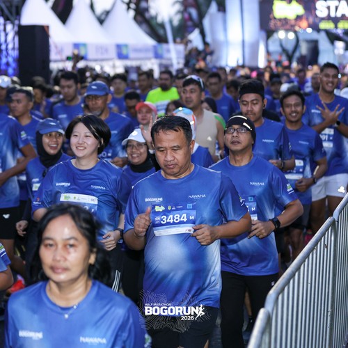 Race photo from BOGORUN 2026