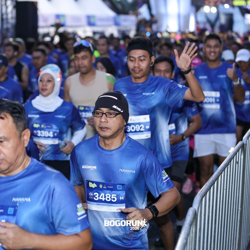 Race photo from BOGORUN 2026