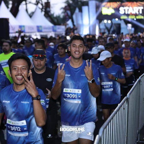 Race photo from BOGORUN 2026