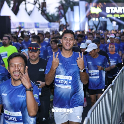 Race photo from BOGORUN 2026