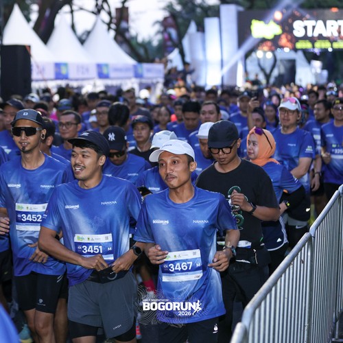 Race photo from BOGORUN 2026