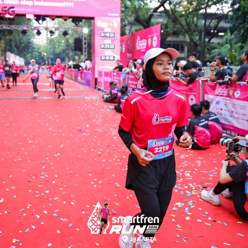 Race photo from SMARTFREN RUN 2026