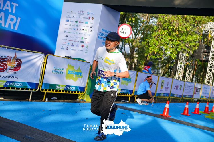 Race photo from Taman Budaya x BOGORUN 2025