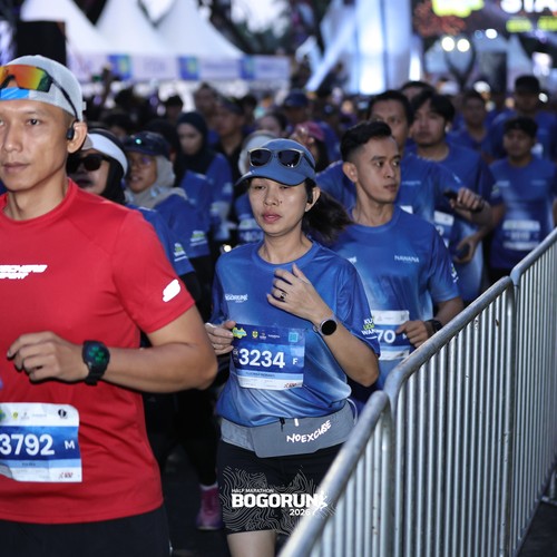 Race photo from BOGORUN 2026