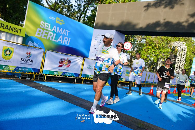 Race photo from Taman Budaya x BOGORUN 2025
